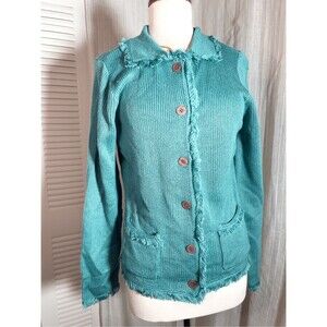 Chadwick's Cardigan Size L Modern Quiet Luxury Boho Chic Cardigan